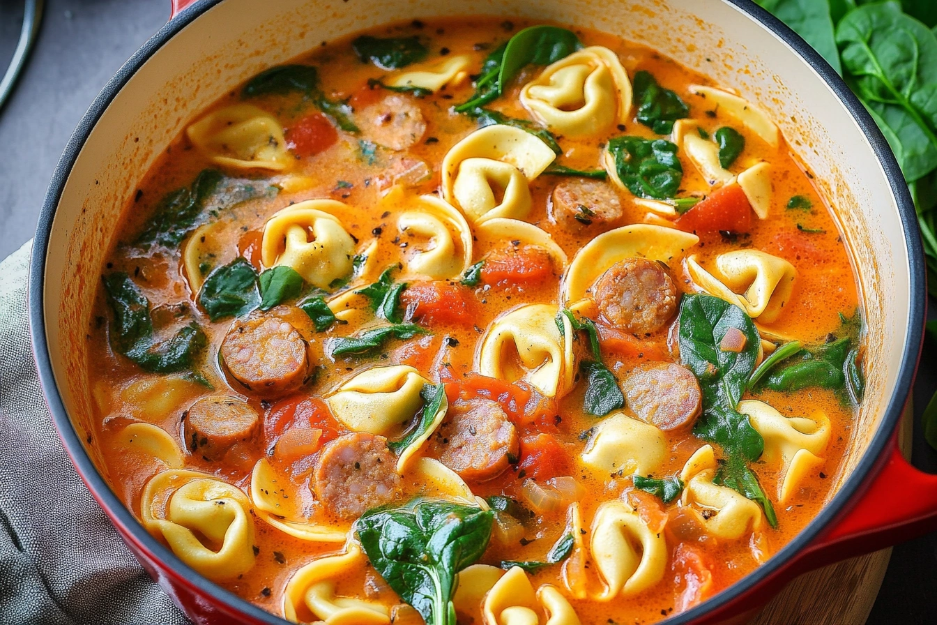 sausage tortellini soup