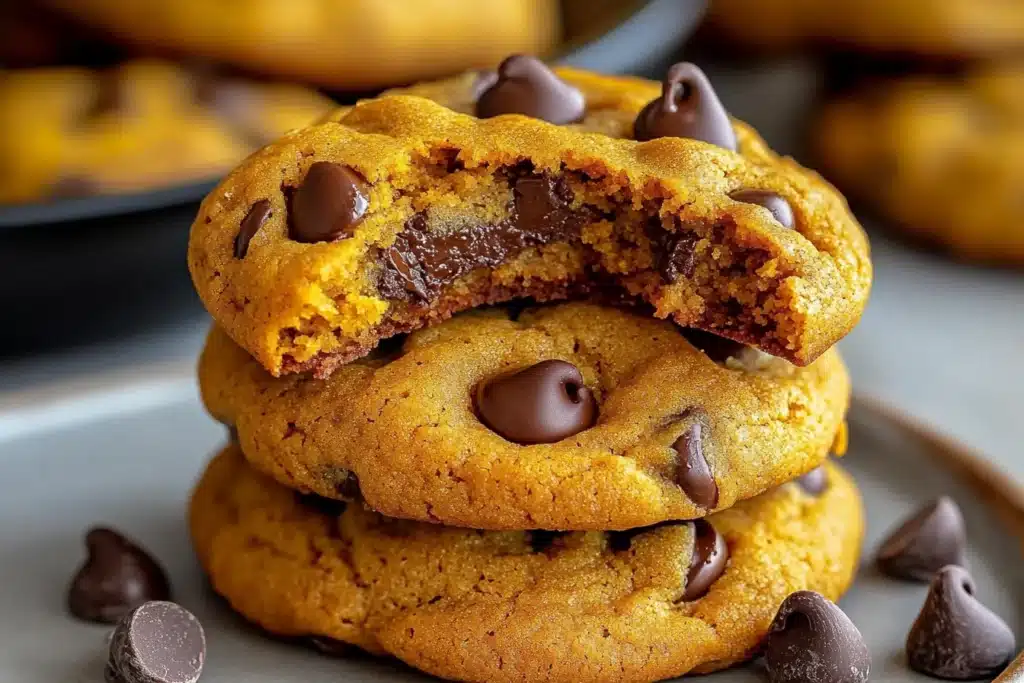 pumpkin chocolate chip cookies