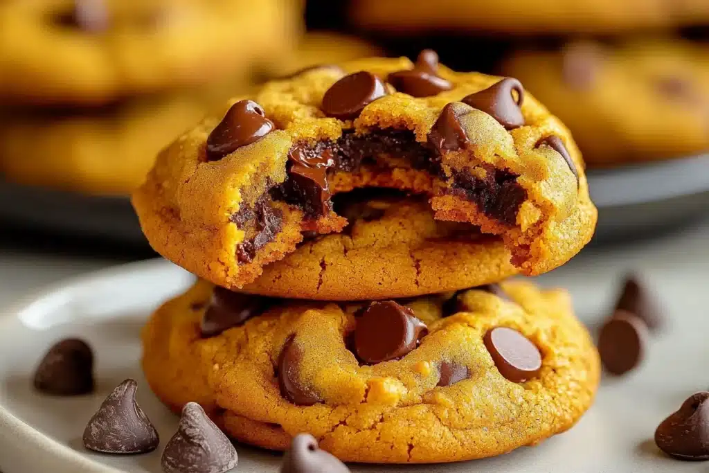 pumpkin chocolate chip cookies