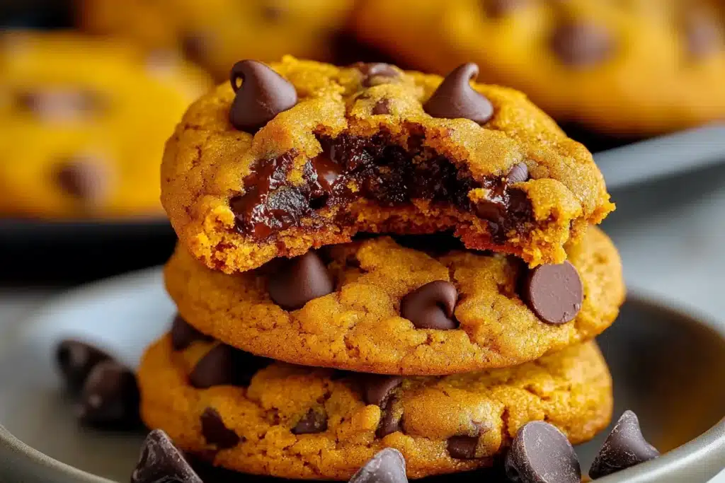 pumpkin chocolate chip cookies