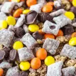 Halloween muddy buddies