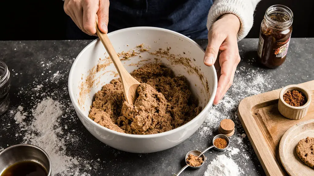 Gingerbread Crinkle Cookies