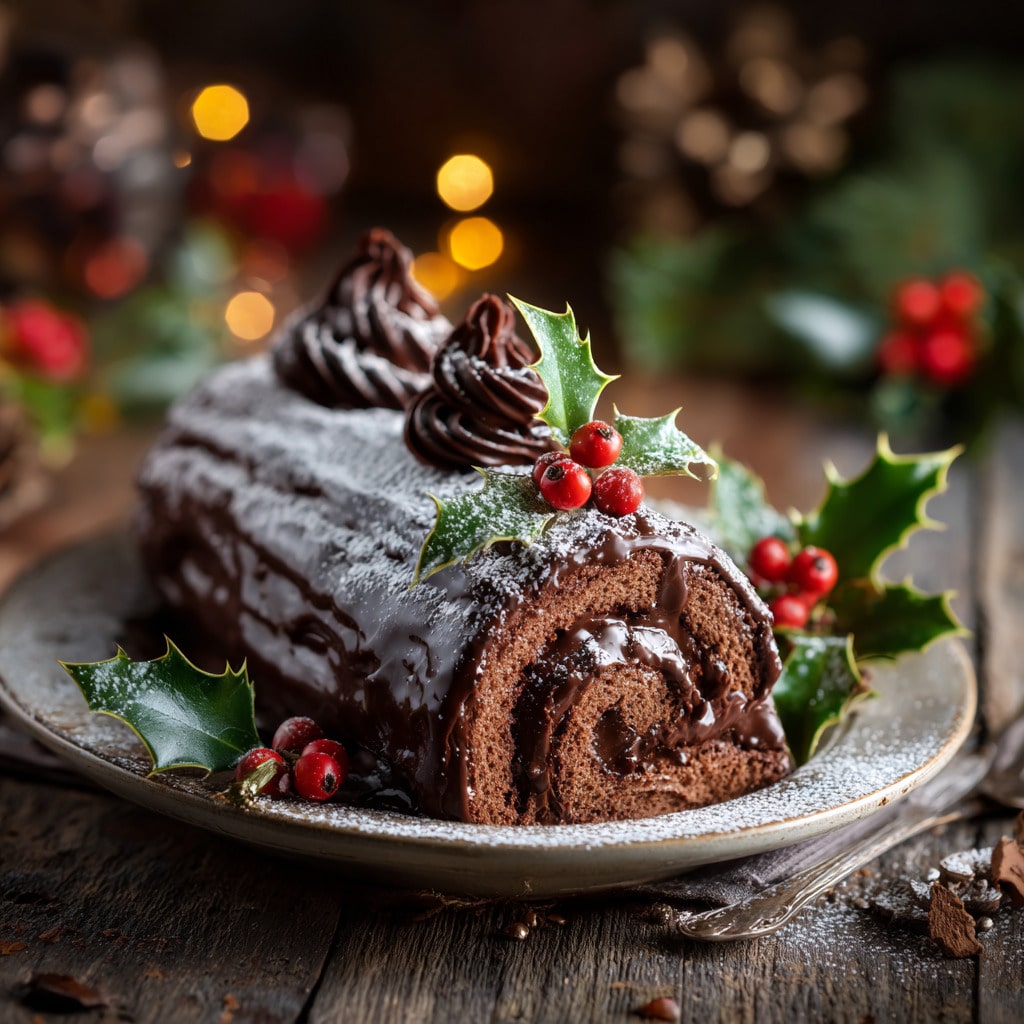Chocolate Yule Log