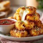 Cheesy Parmesan Mozzarella Bites
