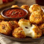 Cheesy Parmesan Mozzarella Bites