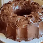 Chocolate Pound Cake with Chocolate Frosting
