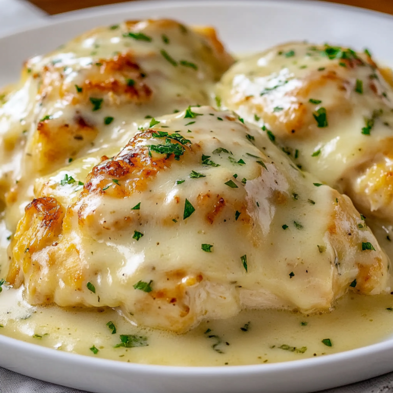 Creamy Swiss Chicken Bake – Easy Cheesy Chicken Casserole