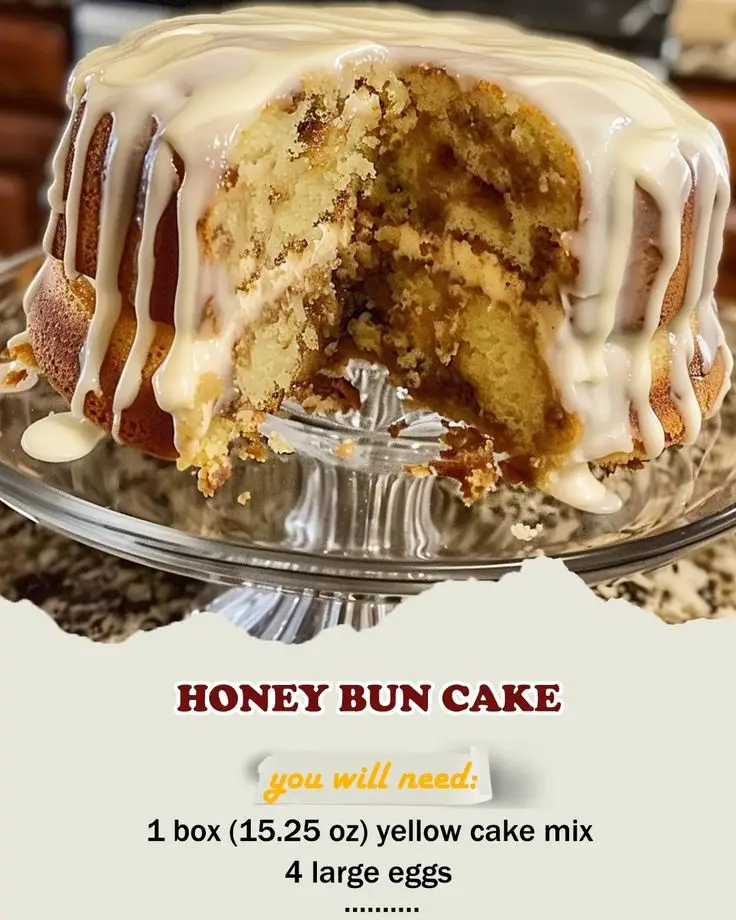 Southern Honey Bun Cake