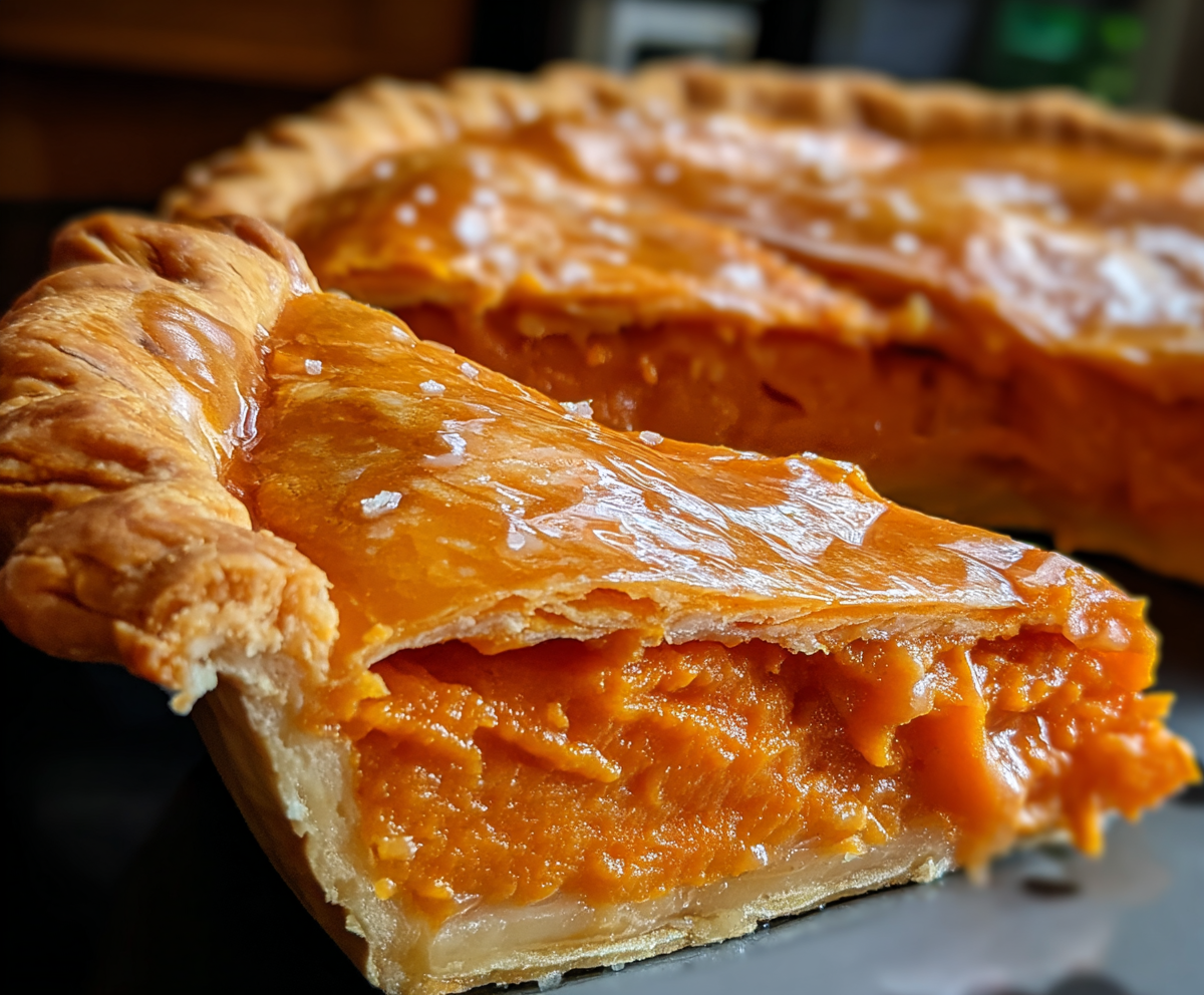 Sweet Potato Pie with Condensed Milk