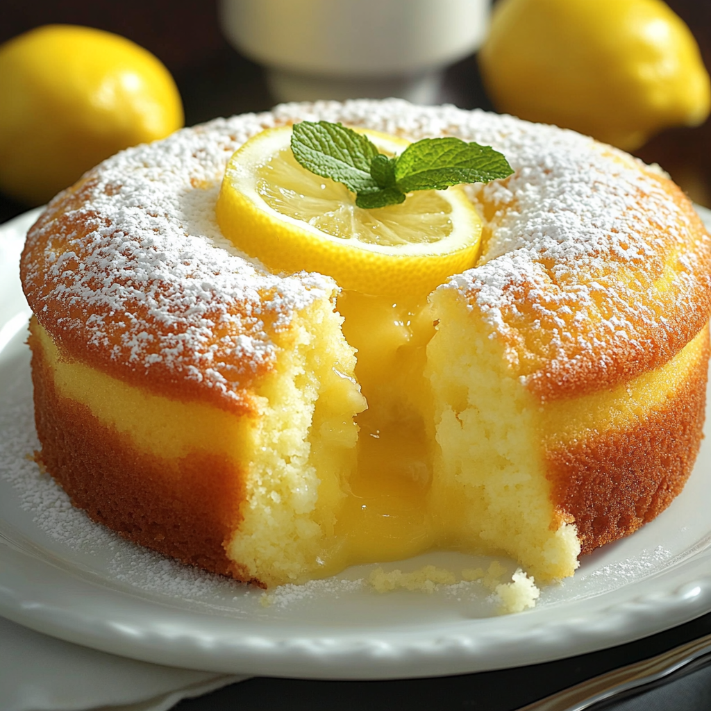 Lemon Pudding Pound Cake