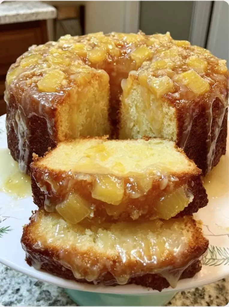 Pineapple Pound Cake