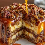 Turtle Caramel Cake