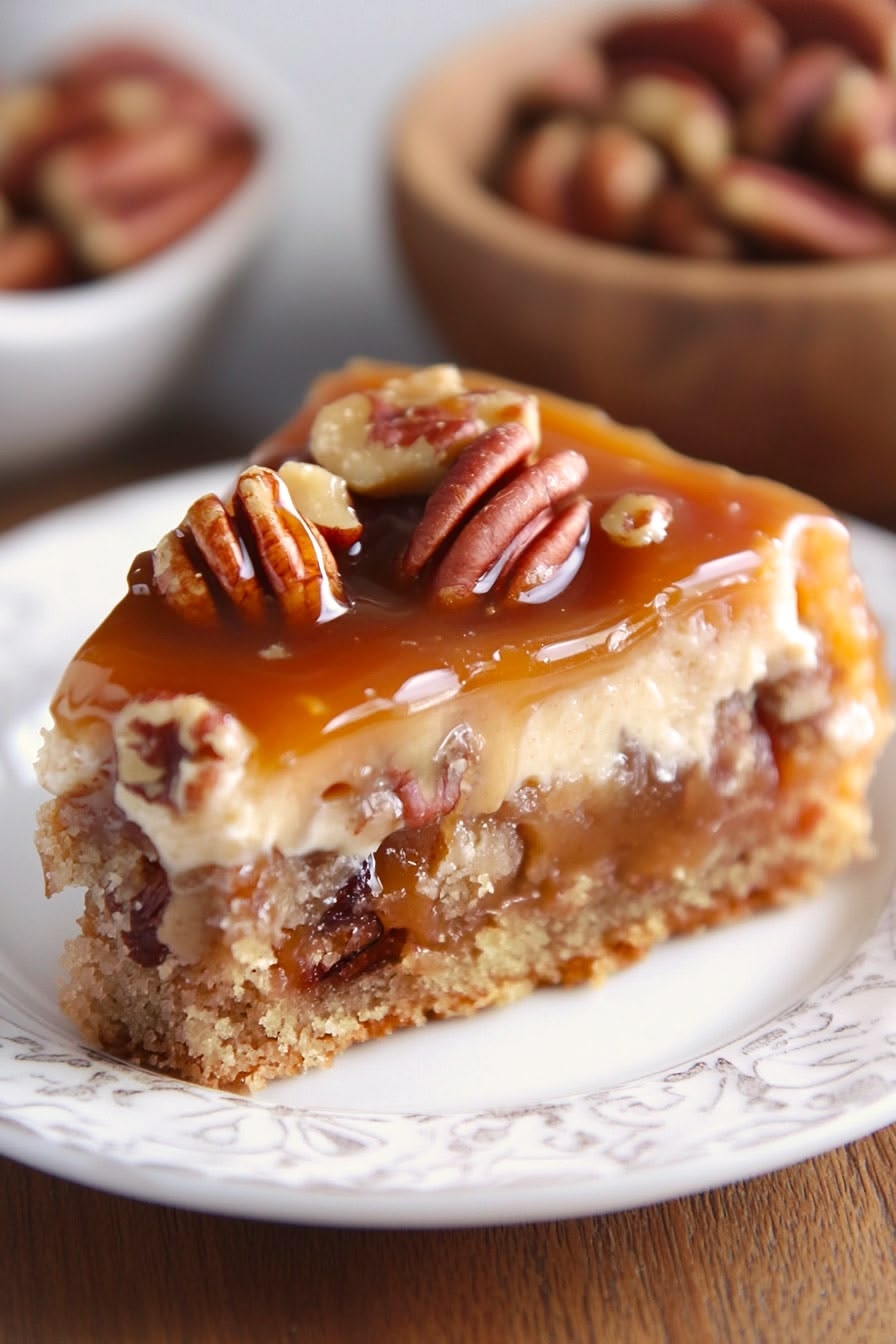 Gooey Butter Pecan Cake