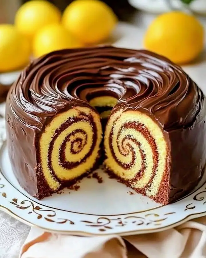 Chocolate Swirl Dream Cake