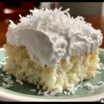 Creamy Coconut Poke Cake