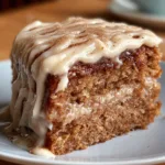 Cake with Cinnamon Cream Cheese Frosting