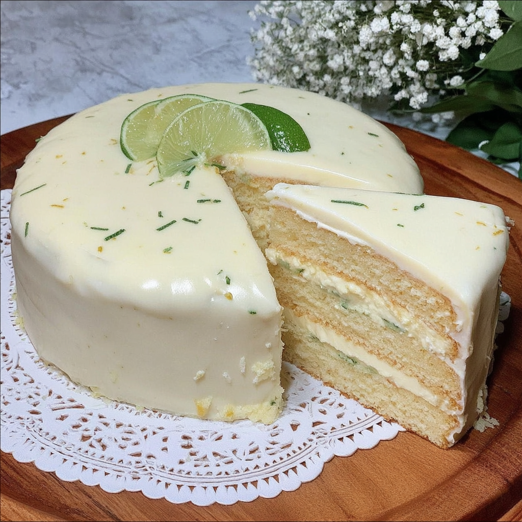 Lemon Cream Layer Cake