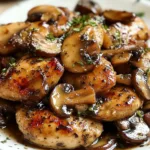 Sweet Baby Ray’s Chicken with Mushrooms