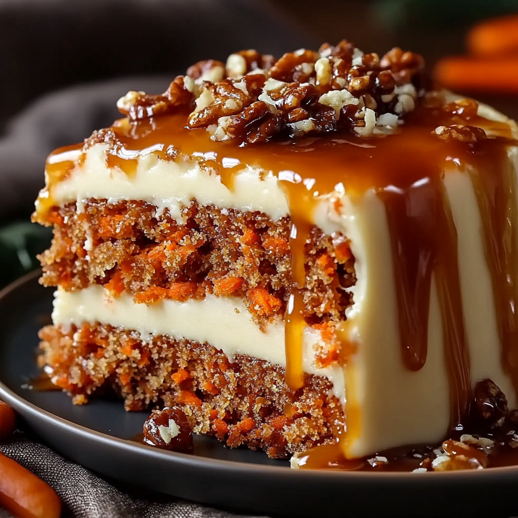 Salted Caramel Carrot Dream Cake