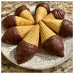 Bugles marshmallow chocolate cones