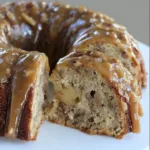 Apple Pecan Cake with Caramel