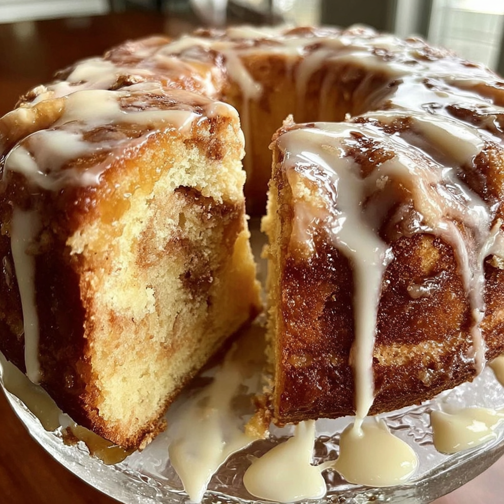 Honey Bun Pound Cake