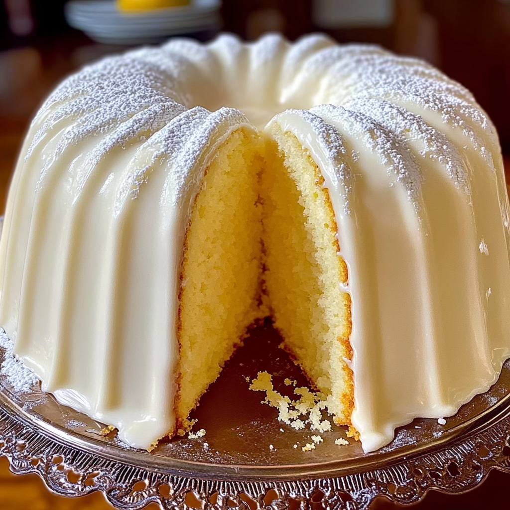 Mile-High Lemon Pound Cake