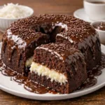 Chocolate Coconut Cream Bundt Cake