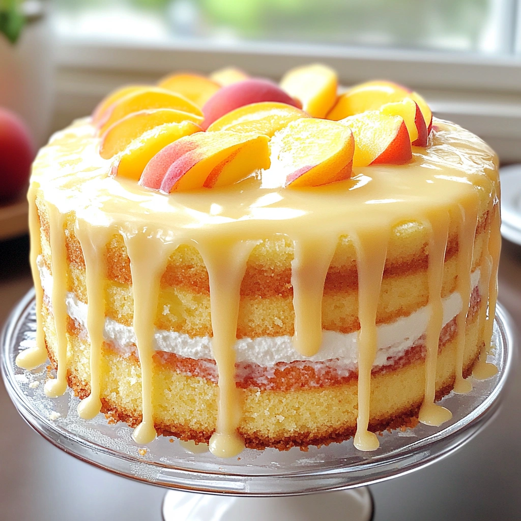 Peach Buttermilk Pound Cake