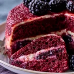 Dreamiest Blackberry Velvet Cake