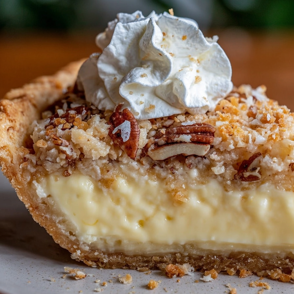 Old-Fashioned Sawdust Pie from Kentucky