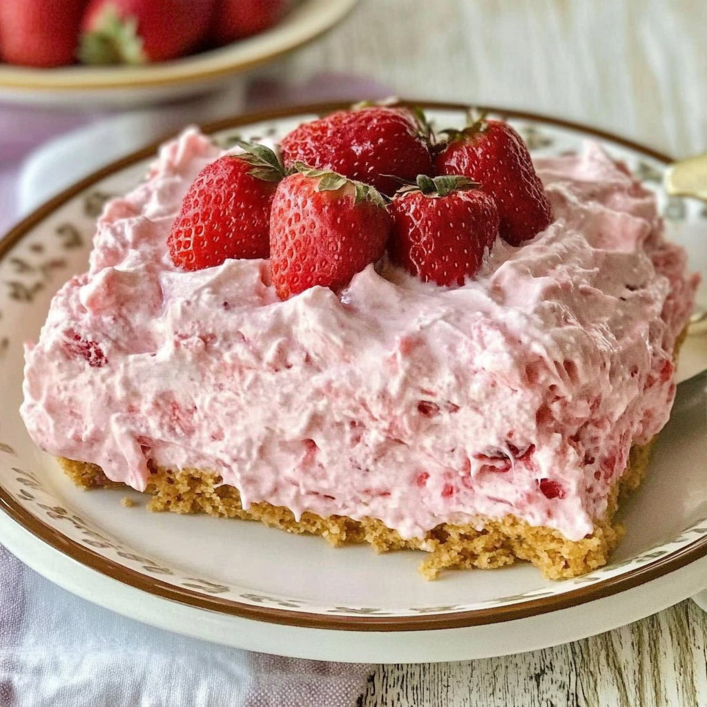 Grandma’s No-Bake Strawberry Delight