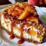 Peach Cobbler Cheesecake