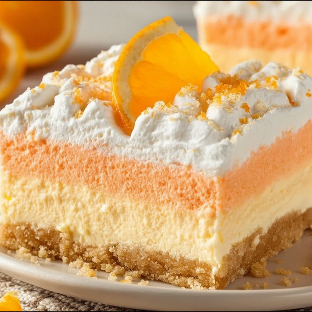 Orange Creamsicle Bars