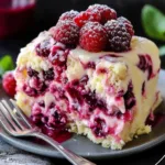 White Chocolate Raspberry Cake