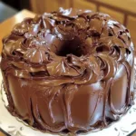 Chocolate Pound Cake with Chocolate Frosting