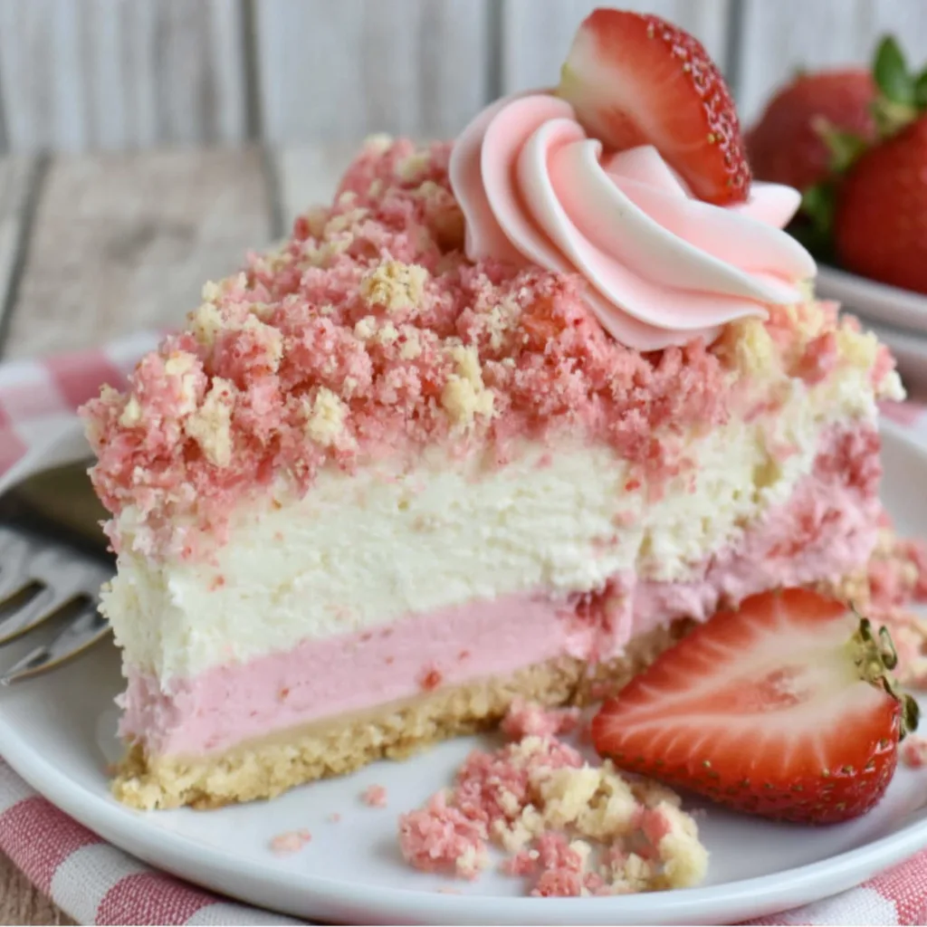 Strawberry Crunch Cheesecake