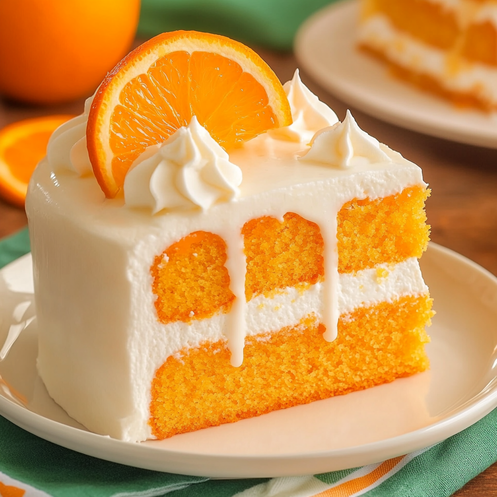 Orange Creamsicle Cake