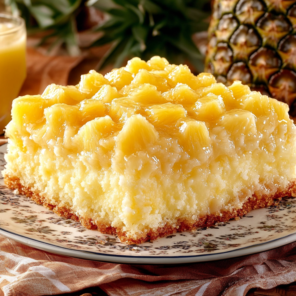 Juicy Pineapple Heaven Cake