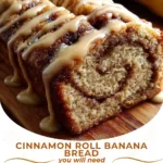 Cinnamon Roll Banana Bread
