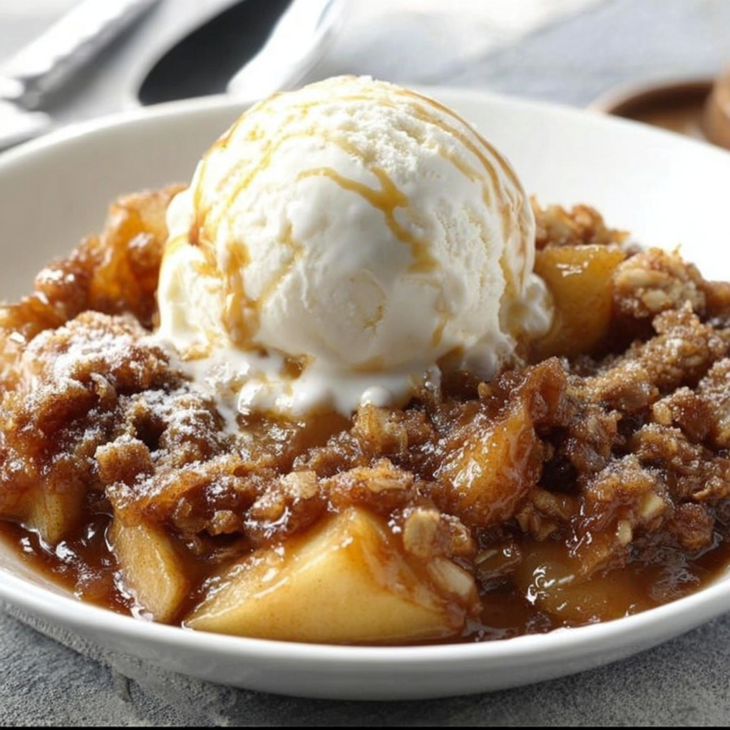 Apple Butterscotch Crisp
