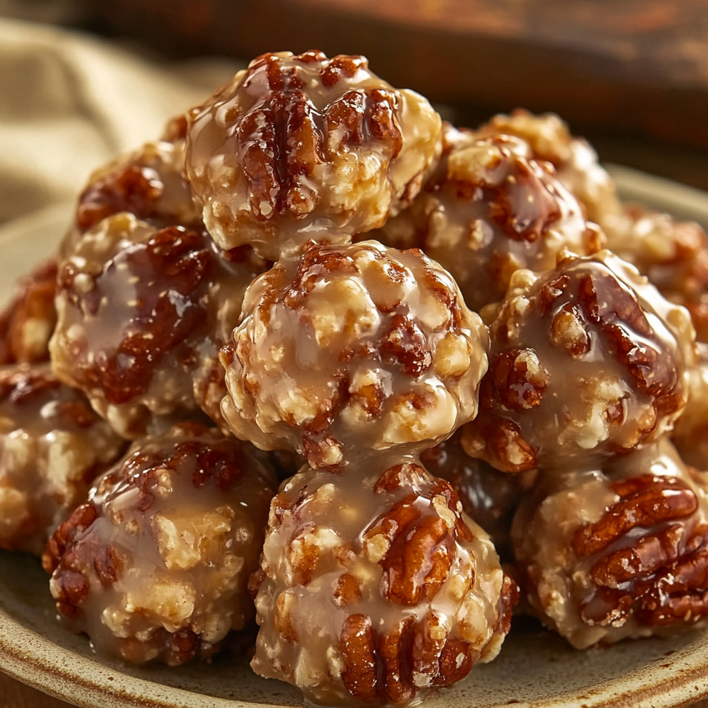 Pecan Crunch Glazed Bites