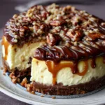 Decadent Turtle Fudge Cheesecake