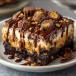 Reese’s Chocolate Peanut Butter Earthquake Cake